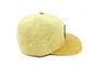 Соответствующее желтого плоского волокна завода шляп Снапбак брим сухое и Бреатабле на лето